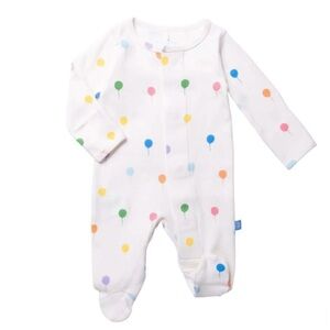 PLAY Colorful Balloon Print Kids One Piece MagneticMe (12-18 mos, 22-27 lbs)